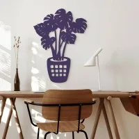 Monstera Leaf Wall Decor – Laser-Cut Birch Plywood Plant