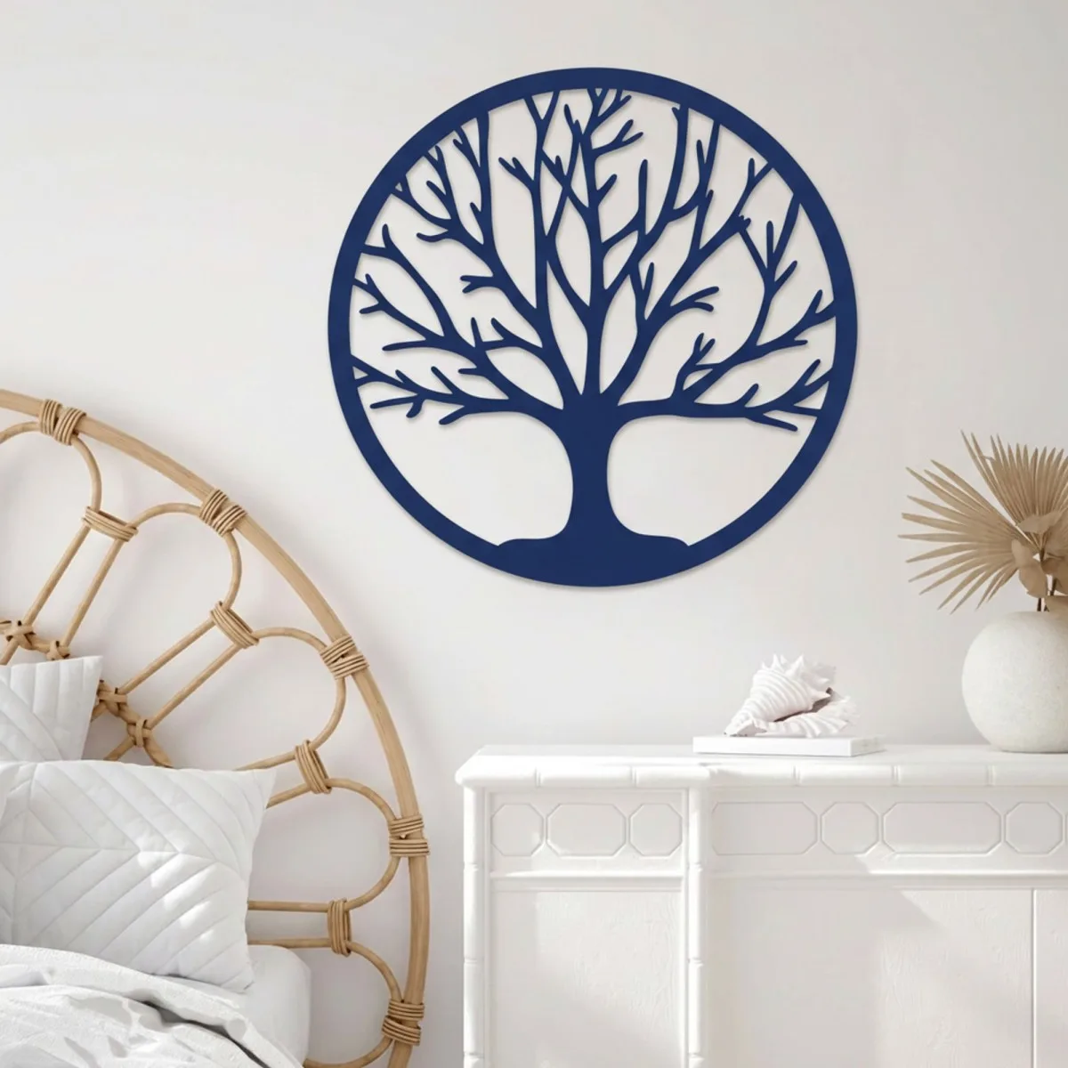 Tree of Life Wall Decor – Laser-Cut Birch Plywood, Ø 40 cm