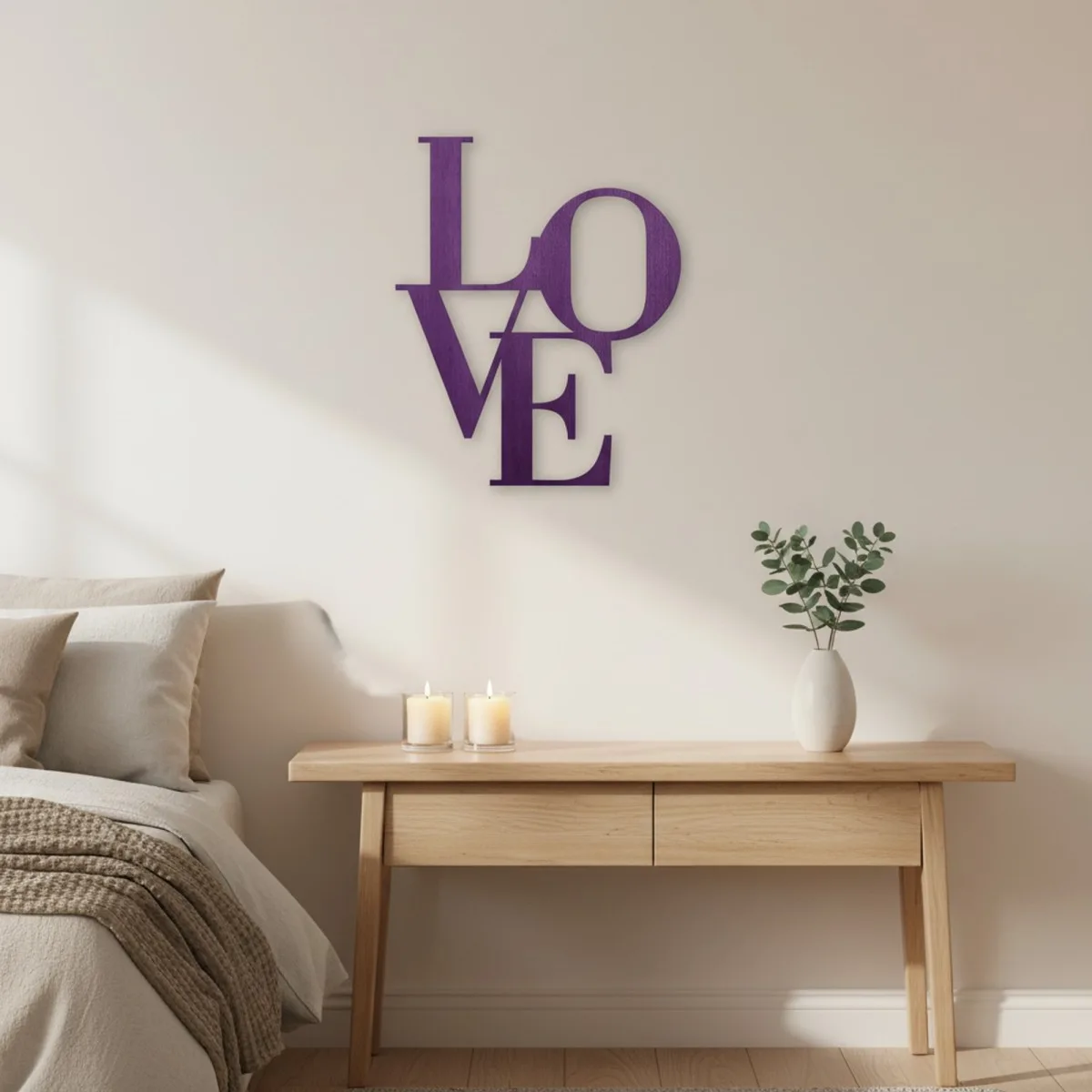 Love – Birch Plywood Wall Decor