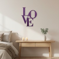Love – Birch Plywood Wall Decor