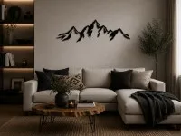 Mountain Range Plywood Wall Art