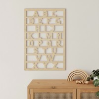 Birch Plywood Alphabet ABC – Nursery Wall Decor