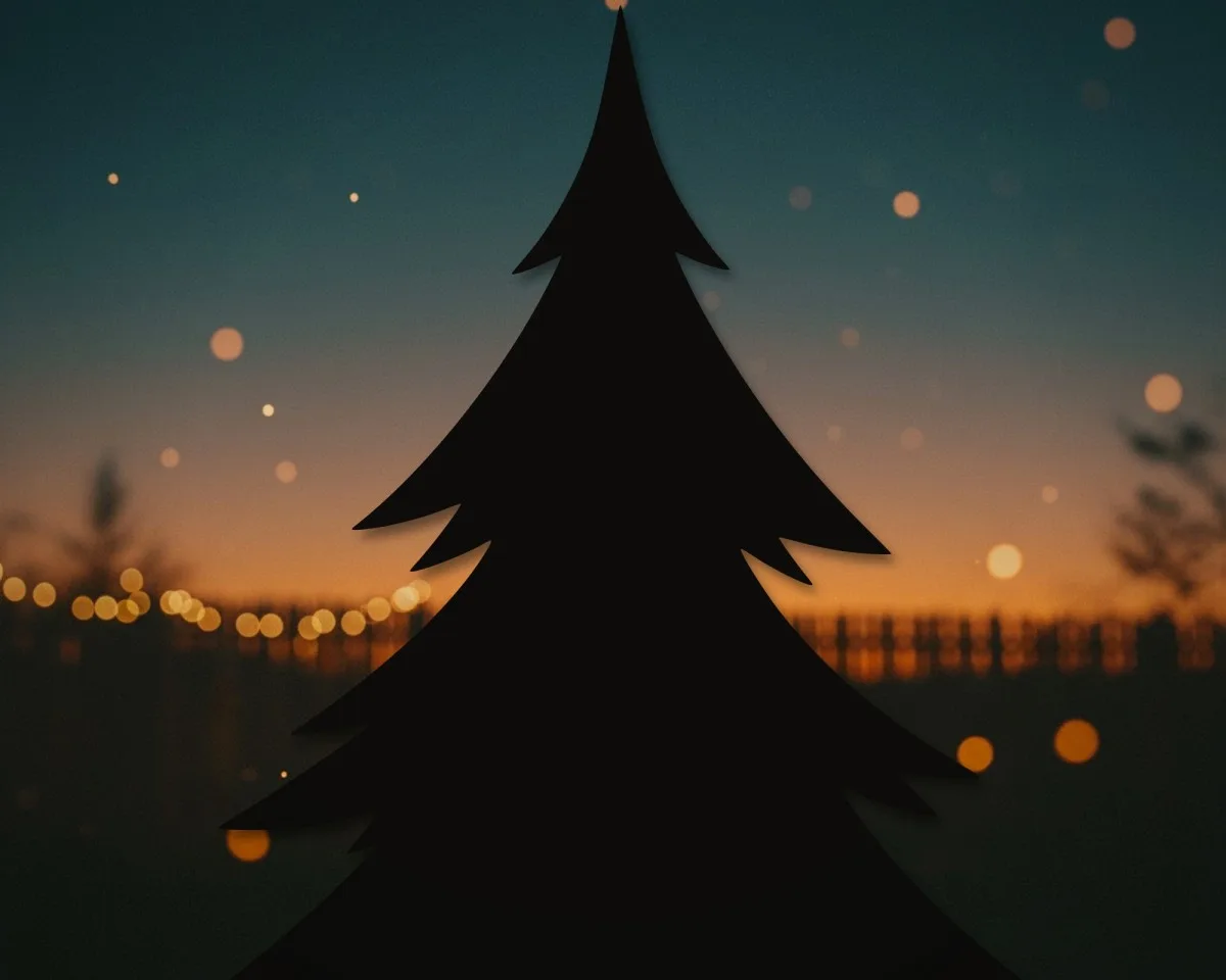 Pine Tree Wall Decor – Spruce Silhouette – Birch Plywood