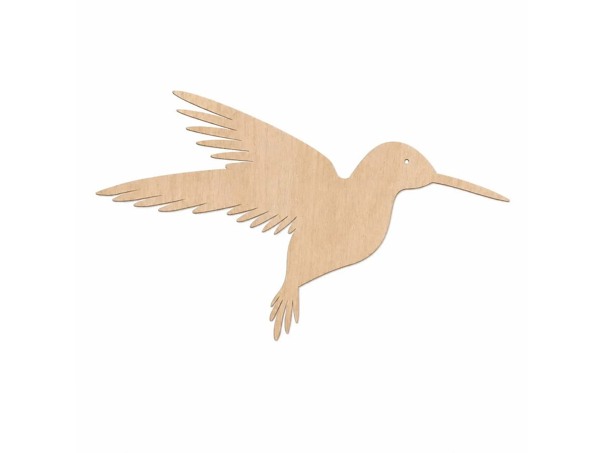Wooden Hummingbird Wall Art