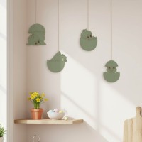 Easter Chicks in Birch Plywood (4 Pieces)