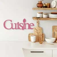 Cuisine Kitchen Sign – Birch Plywood Wall Decor