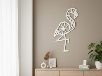 Multiplex decoratie – Origami flamingo