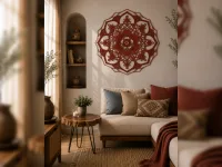 Plywood Mandala Wall Panel