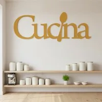 Cucina Kitchen Sign - Birch Plywood Wall Decor