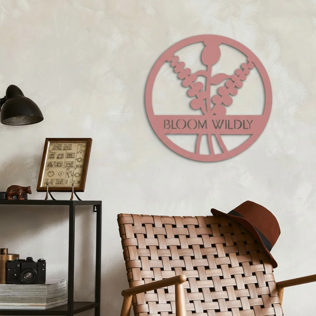 Round Birch Plywood Wall Decor - Bloom Wildly