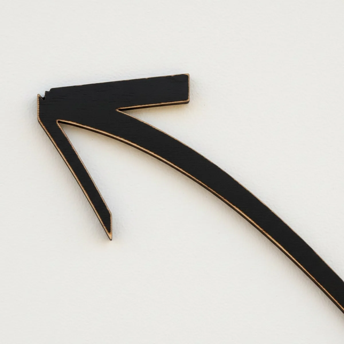 Hand-drawn Arrow Wall Decor – Laser Cut Plywood Silhouette