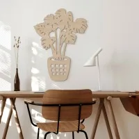 Monstera Leaf Wall Decor – Laser-Cut Birch Plywood Plant
