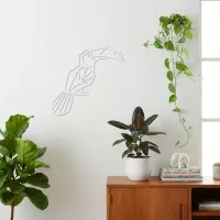 Multiplex wanddecoratie – Origami toekan