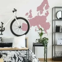 Wooden Map of Europe Wall Decor – Birch Plywood