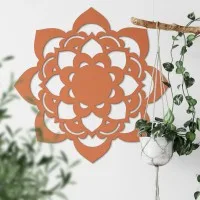 Mandala Lotus – Décoration murale en contreplaqué de bouleau