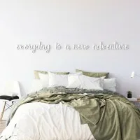 Plywood wall decor – Every day is a new adventure