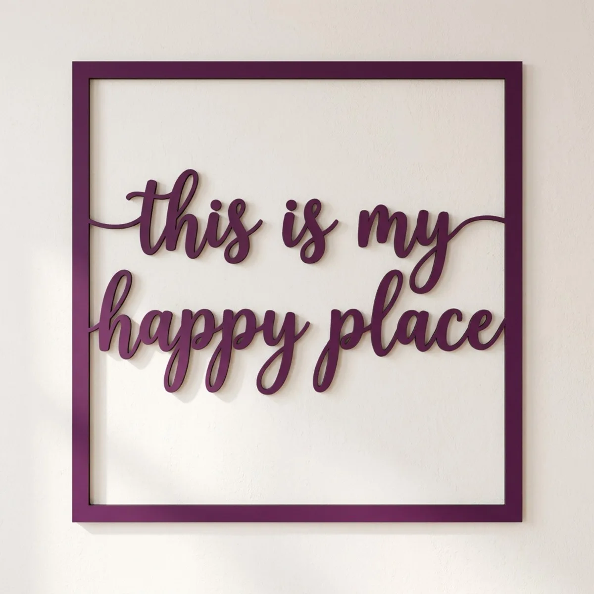 Décoration en contreplaqué this is my happy place