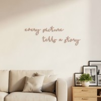 Birch Plywood Quote “Every Picture Tells a Story”
