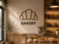 Custom Wooden Business Logo Sign
