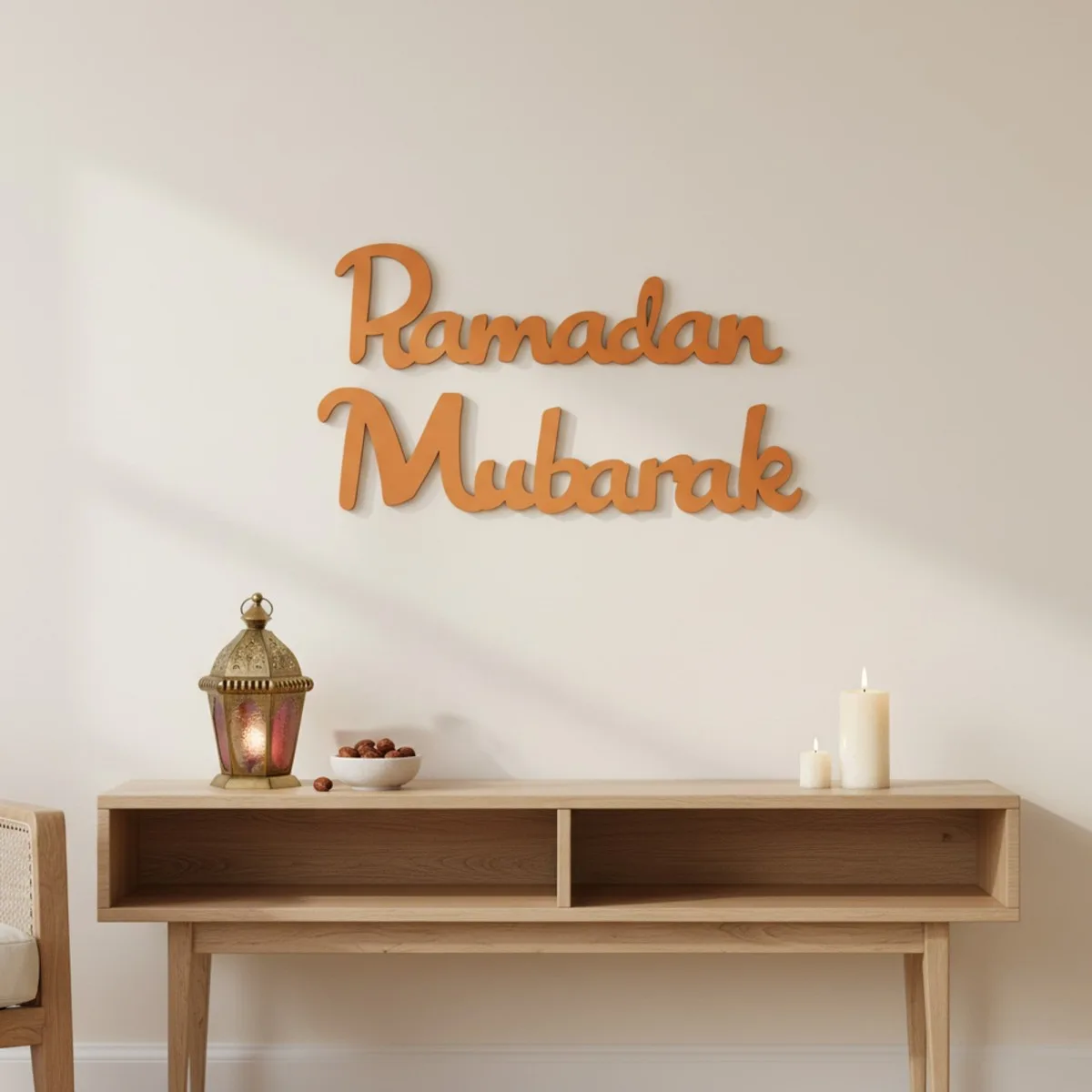 Ramadan Mubarak – Birch Plywood Wall Decor