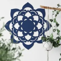 Mandala Lotus – Décoration murale en contreplaqué de bouleau