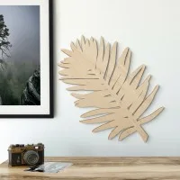 Birch Plywood Wall Decor - Palm Leaf