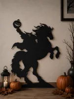 Wooden Headless Horseman Silhouette