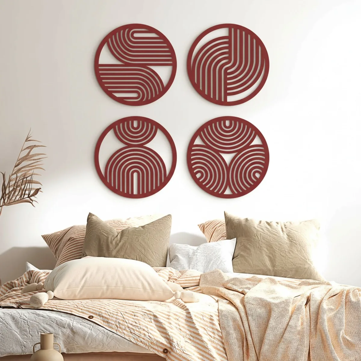Boho Rainbows Plywood Wood Decoration