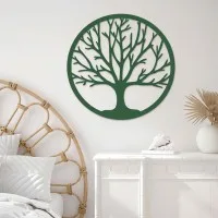 Tree of Life Wall Decor – Laser-Cut Birch Plywood, Ø 40 cm