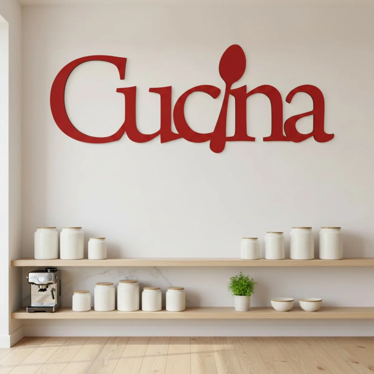 Cucina Kitchen Sign - Birch Plywood Wall Decor
