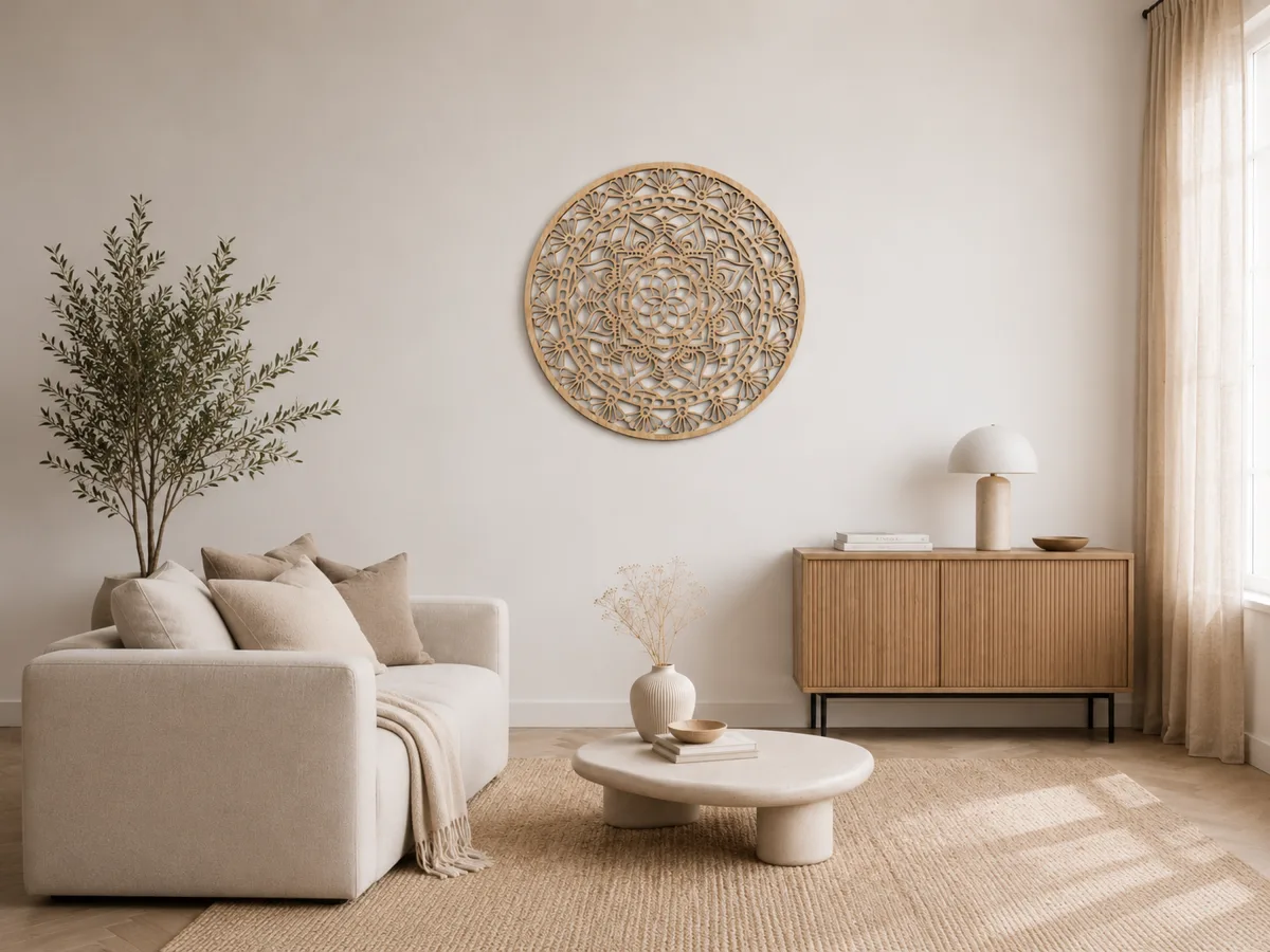 Wooden Mandala Wall Art