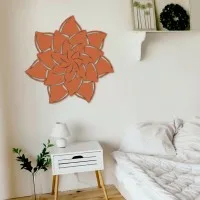 Mandala Flower 02 Wooden Wall Decor – Birch Plywood Cutout