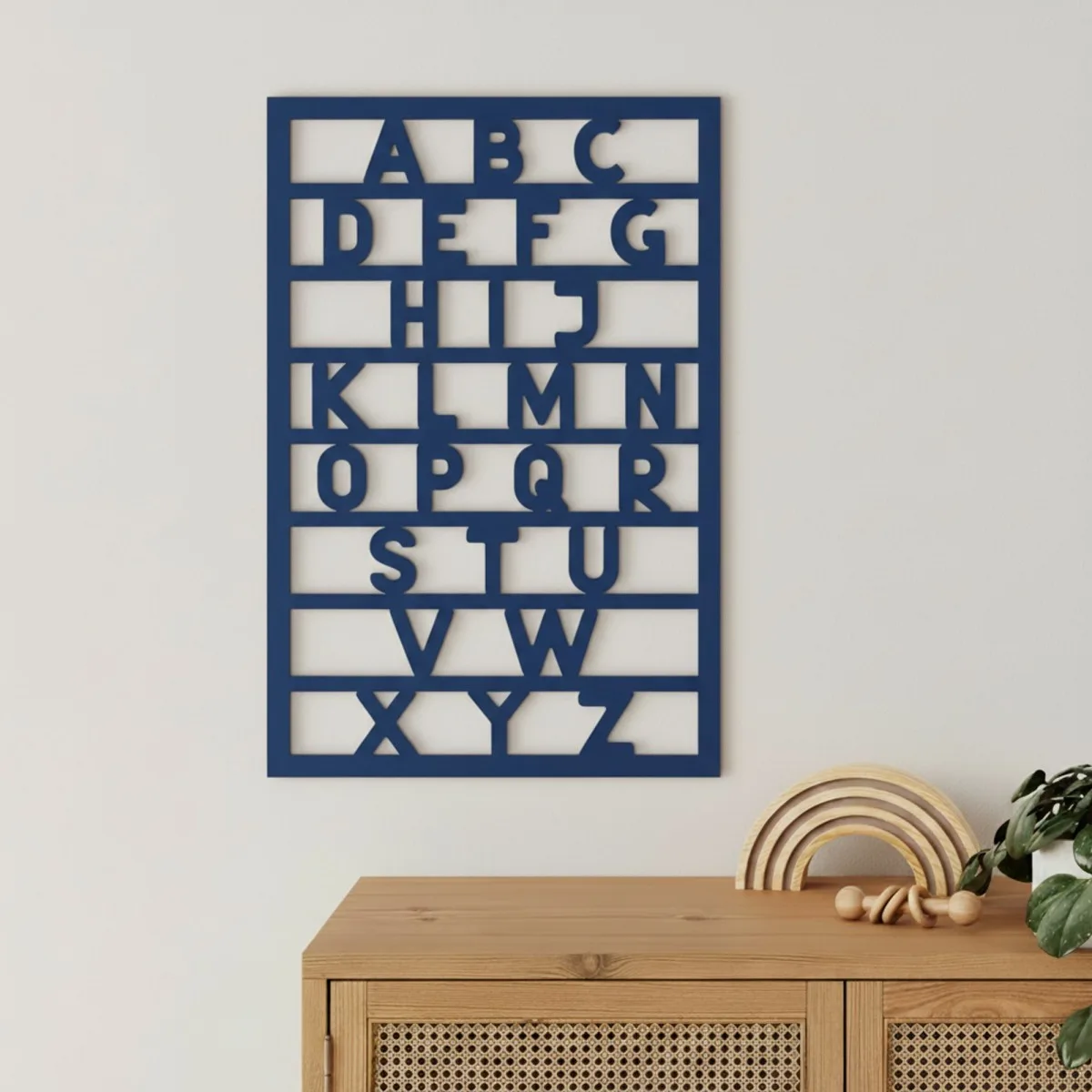 Birch Plywood Alphabet ABC – Nursery Wall Decor