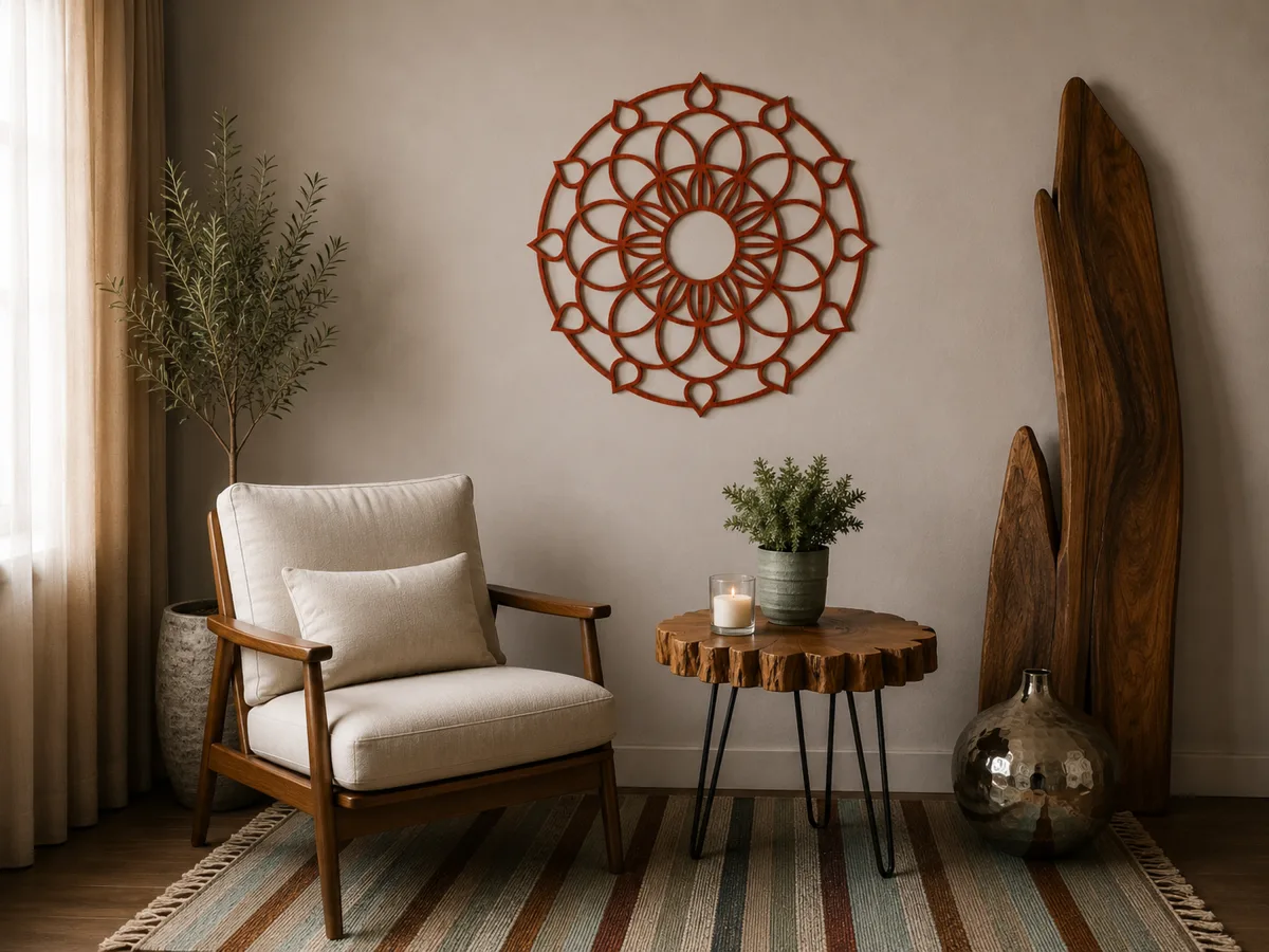 Wall Panel Mandala Lotus