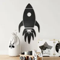 Birch Plywood Wall Decor - XXL Rocket