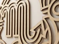 Wooden Wall Art Zodiac Sign Scorpio