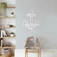 Décoration en bois - Ancre - Contreplaqué de bouleau