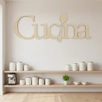 Cucina Kitchen Sign - Birch Plywood Wall Decor