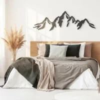 Décoration en contreplaqué - Montagne