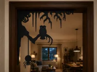 Halloween Corner Decor Owl and Spider