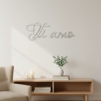 Ti amo – Birch Plywood Wall Decor