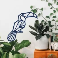 Multiplex wanddecoratie – Origami toekan