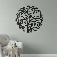 Leaf Tree of Life Round Wall Decor