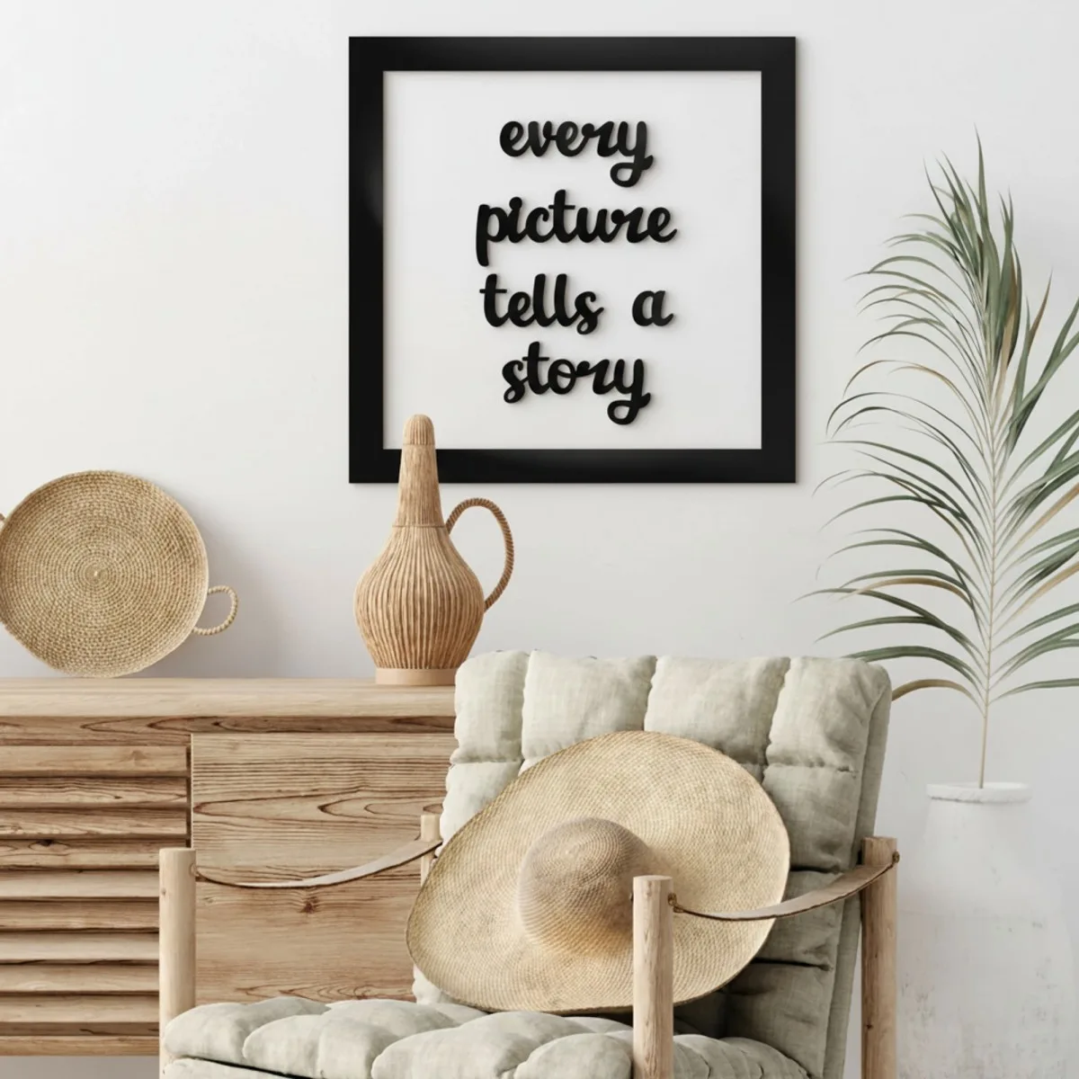Every Picture Tells a Story – Laser-Cut Birch Plywood Wall Decor