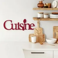 Cuisine Kitchen Sign – Birch Plywood Wall Decor