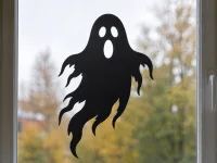 Wooden Ghost Silhouette Halloween