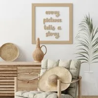 Every Picture Tells a Story – Laser-Cut Birch Plywood Wall Decor