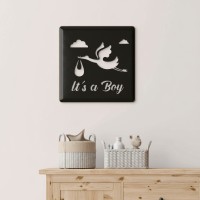 Plywood Wooden Ornament Baby – It's a Boy