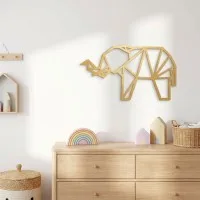 Multiplex decoratie - Origami olifant