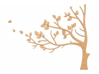 MDF Tree Wall Art Panel